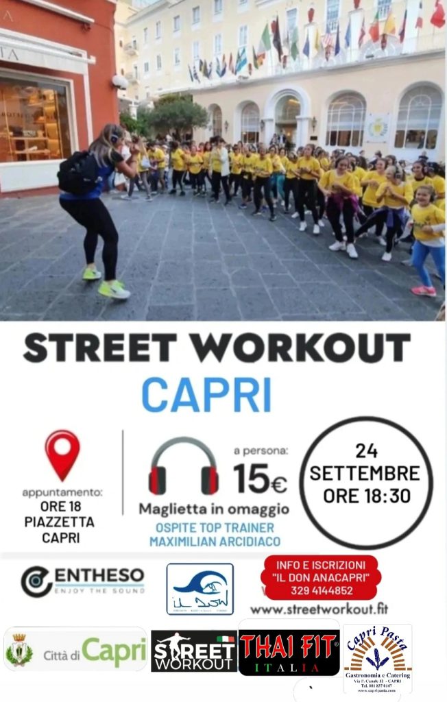 Il 24 settembre alle ore 18:30 “Street Workout”