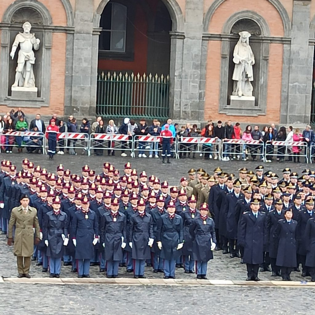 Il giuramento degli Allievi del 235° Corso della Scuola militare “Nunziatella” di Napoli con il prezioso contributo dei volontari dell’Associazione Nazionale Carabinieri